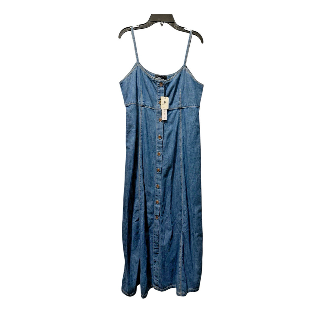 NWT Sanctuary Sweetheart Neck Wilder Denim Dress - Size S ($139) - Picture 4 of 4